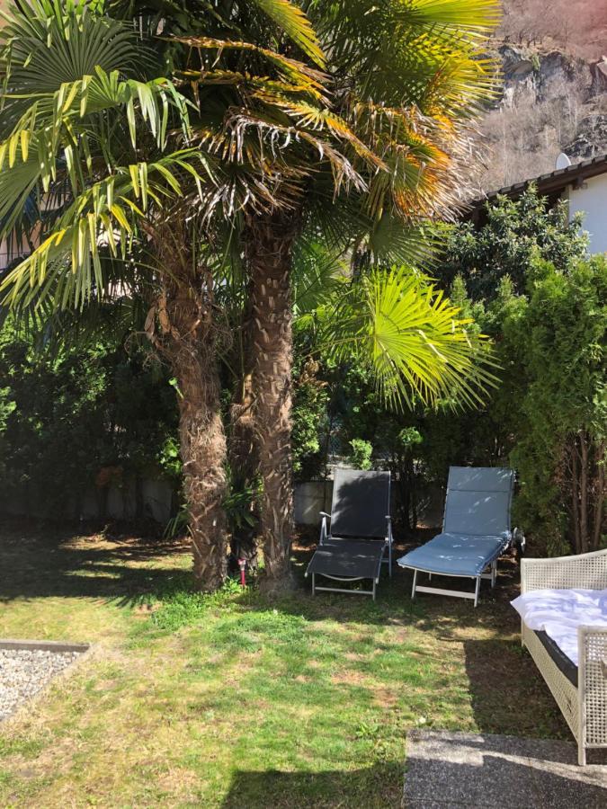 Gemuetliche Ferienwohnung Mit Garten Biasca Exterior photo